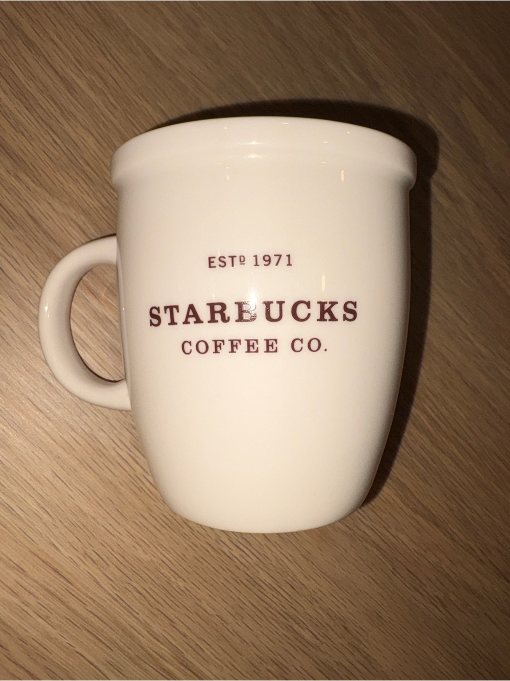 Starbucks Cream Ceramic Mug with Brown Logo 2006